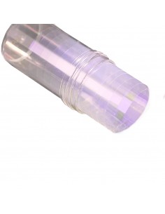 FLG-1 | Glass foil | Εφέ γυαλιού | Μωβ κίτρινο 4x25cm