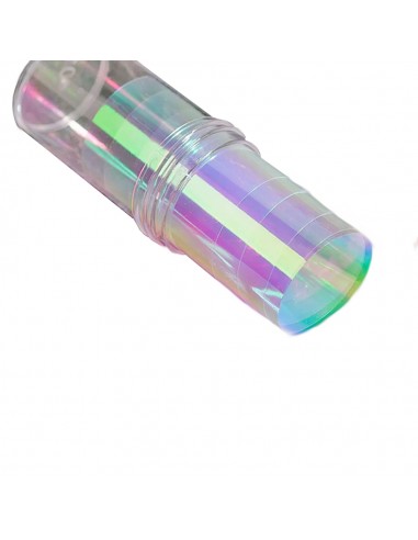 FLG-2 | Glass foil | Εφέ γυαλιού | Ροζ πράσινο 4x25cm