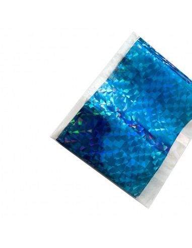 FIL-1 | Foil Νυχιών | Ιριδίζον μπλε  φύλλο 10x175cm