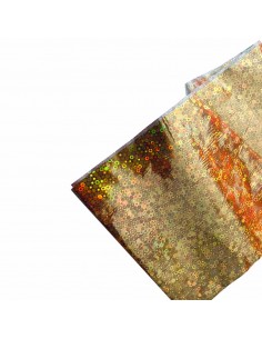 FIL-2 | Foil Νυχιών | Ιριδίζον χρυσό φύλλο 10x175cm