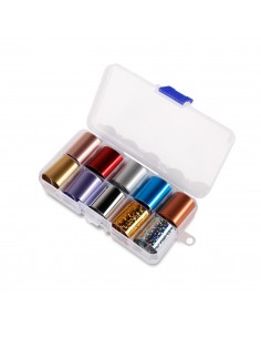 FBOX-2 | Foil Νυχιών | Foil Box Multicolor Shine 02