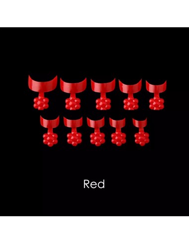 TG-SR |100 Tips κόκκινα για γαλλικό...