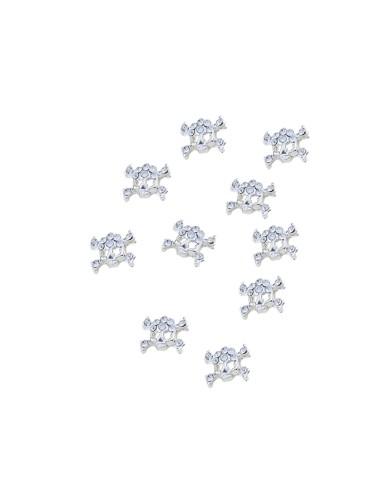 SSS-10 | 10 Τεμ Νεκροκεφαλές ασημί με...