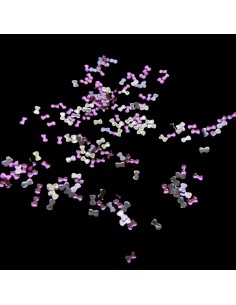 SFP-500 | 500 Τεμ Strass φιογκάκι ροζ | Διακοσμητικά νυχιών