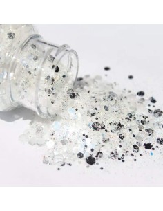 PSN | Glitter Παγιέτα Snow | Διακοσμητικά νυχιών