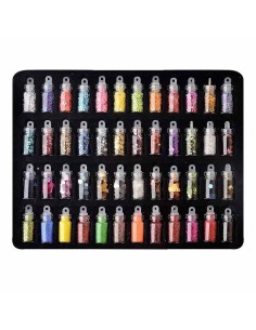 SET-48M | Σετ 48 mini μπουκαλάκια με glitter και...