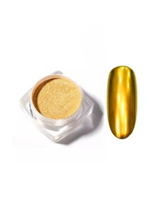 SC-GP | Σκόνη χρωμίου εφέ καθρέφτη χρυσό (3g) με πινελάκι...