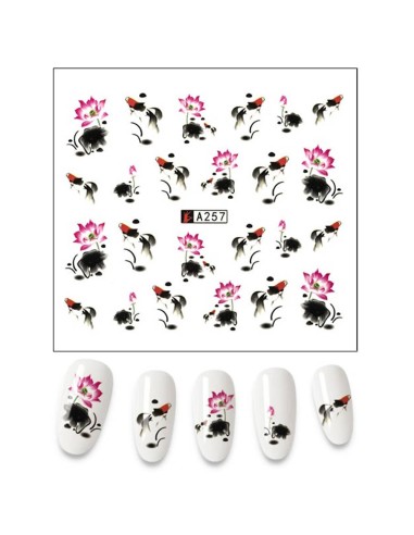 A257 | Τατουάζ νερού, λουλούδια...