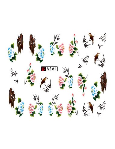 A261 | Τατουάζ νερού, λουλούδια και...