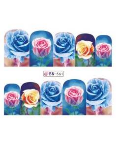 BN-561 | Τατουάζ νερού, τριαντάφυλλα  | Water transfer