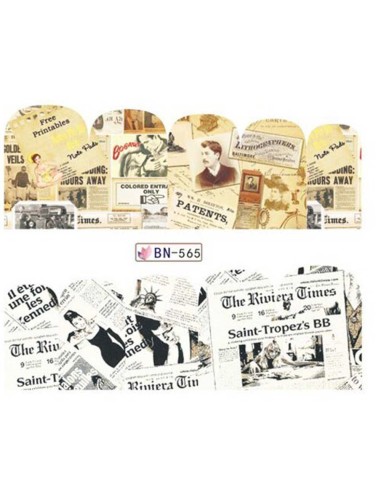 BN-565 | Τατουάζ νερού, εφημερίδες |...