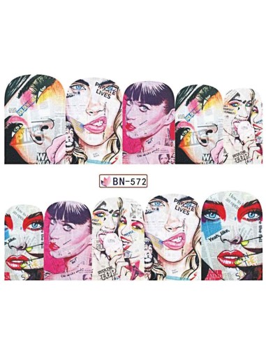 BN-572 | Τατουάζ νερού, iconic |...