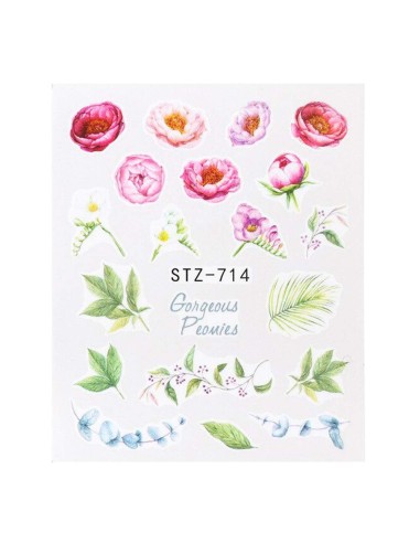 STZ-714 | Τατουάζ νερού, λουλούδια,...