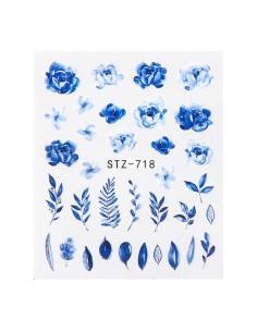 STZ-718 | Τατουάζ νερού, λουλούδια και φύλλα | Water...
