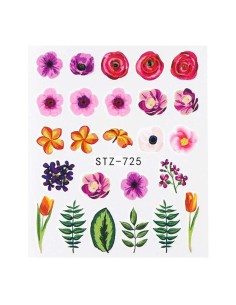STZ-725 | Τατουάζ νερού, λουλούδια και φύλλα | Water...