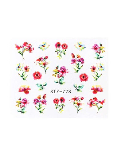 STZ-728 | Τατουάζ νερού, λουλούδια...