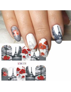 BN-378 | Τατουάζ νερού, Παρίσι | Water transfer