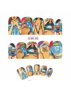 BN-385 | Τατουάζ νερού, sexy girl | Water transfer