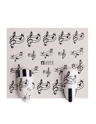 A592 | Τατουάζ νερού, νότες | Water...