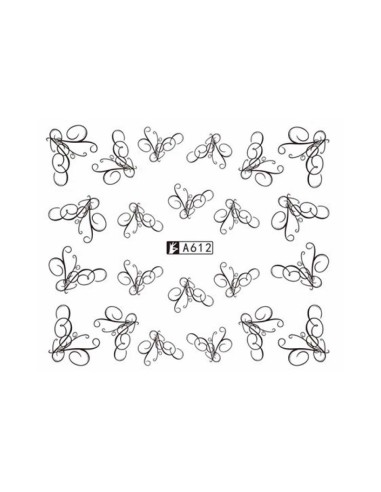 A612 | Τατουάζ νερού, μαύρα...