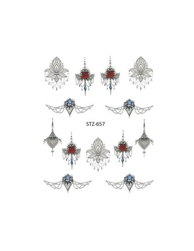 STZ-657 | Τατουάζ νερού, κοσμήματα...