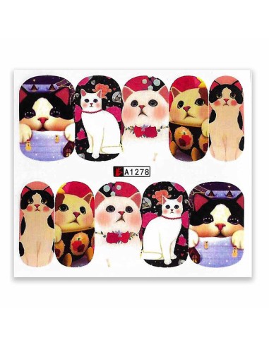 A1278 | Τατουάζ νερού, μικρά γατάκια...