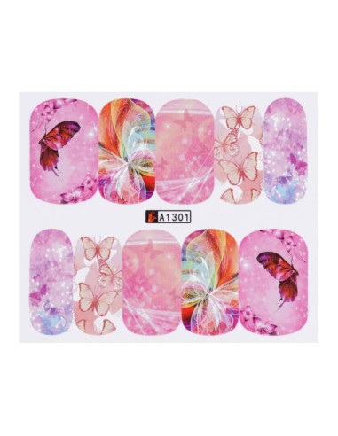 A1301 | Τατουάζ νερού, πεταλούδες...