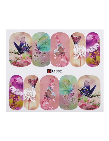 A1302 | Τατουάζ νερού, πεταλούδες...