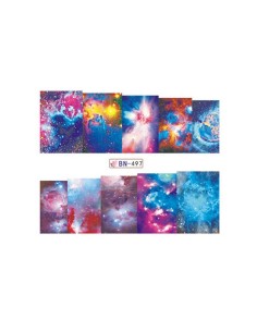 BN-497 | Τατουάζ νερού, galaxy | Water transfer