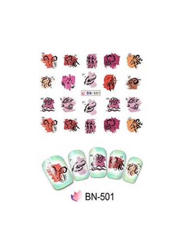 BN-501 | Τατουάζ νερού, ζώδια | Water...