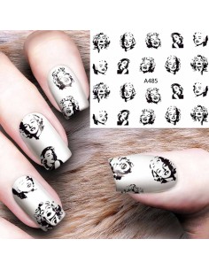 A485 | Τατουάζ νερού, Marilyn Monroe ασπρόμαυρο | Water...