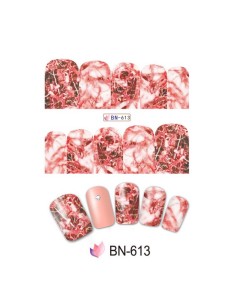 BN-613 | Τατουάζ νερού, μάρμαρο ροζ | Water transfer