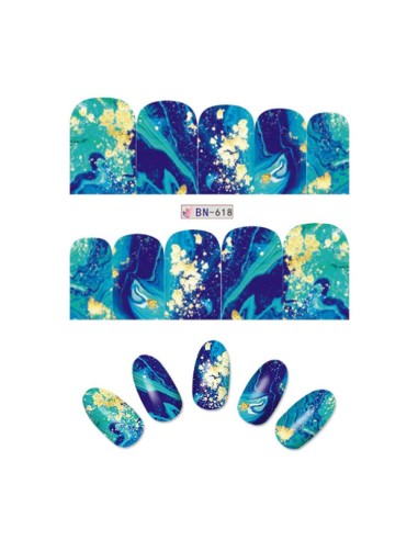BN-618 | Τατουάζ νερού, πέτρωμα μπλε...