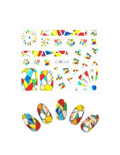 BN-634 | Τατουάζ νερού, βιτρώ | Water transfer