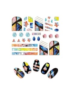 BN-635 | Τατουάζ νερού, βιτρώ | Water transfer