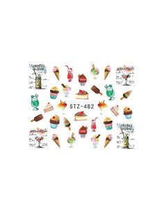 STZ-482 | Τατουάζ νερού, γλυκά και ποτά | Water transfer