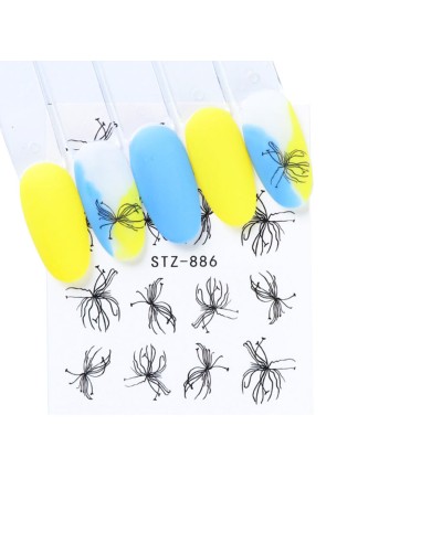 STZ-886 | Τατουάζ νερού, λουλούδια...