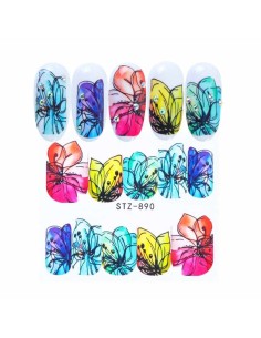 STZ-890 | Τατουάζ νερού, λουλούδια διάφορα χρώματα |...