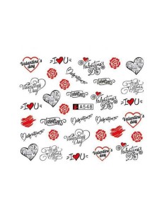 A548 | Τατουάζ νερού, Valentine's day | Water transfer