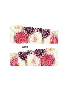 A888 | Τατουάζ νερού, λουλούδια διάφορα χρώματα | Water...