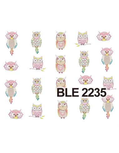BLE2235 | Τατουάζ νερού, κουκουβάγιες...