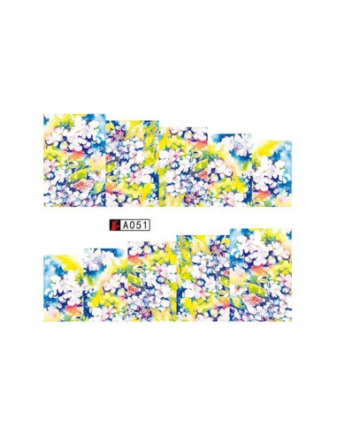 A051 | Τατουάζ νερού, λουλούδια...