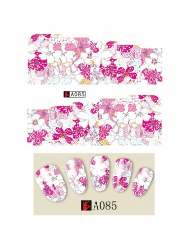 A085 | Τατουάζ νερού, λουλούδια...