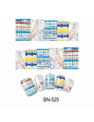 BN-525 | Τατουάζ νερού, πλεκτό...