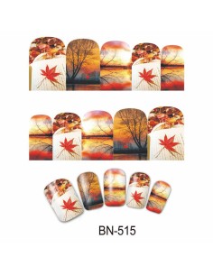 BN-515 | Τατουάζ νερού, φθινοπωρινή φύση  | Water transfer