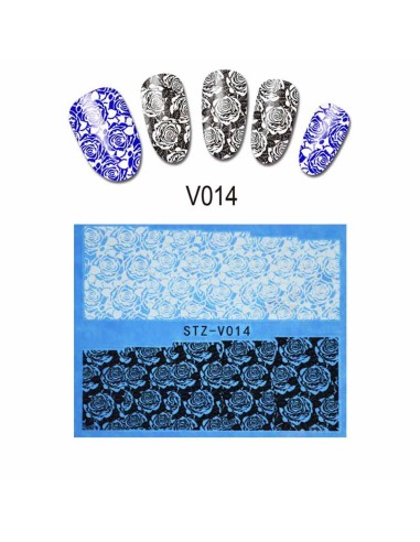 STZ-V014 | Τατουάζ νερού, λουλούδια...