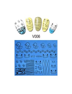 STZ-V006 | Τατουάζ νερού, παπάκια μαύρα | Water transfer