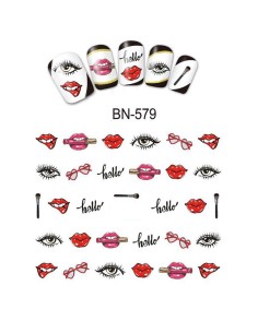 BN-579 | Τατουάζ νερού, μακιγιάζ  | Water transfer