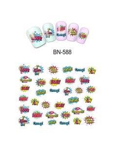 BN-588 | Τατουάζ νερού, διάφορα logos | Water transfer