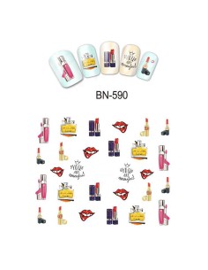 BN-590 | Τατουάζ νερού, κραγιόν και αρώματα | Water transfer